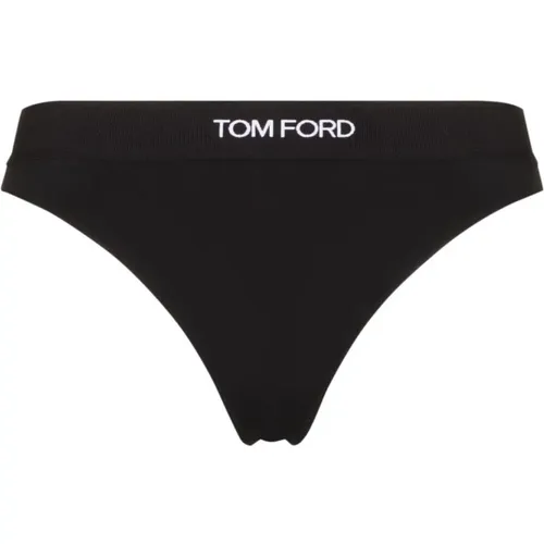 Bottoms, female, , Size: L Logo-Waistband Thong - Tom Ford - Modalova