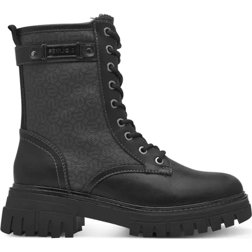 Schwarze Casual Stiefeletten , Damen, Größe: 41 EU - s.Oliver - Modalova