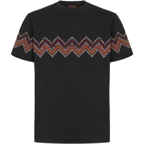 T-Shirts, male, , Size: M Basic Tee Shirt - Missoni - Modalova