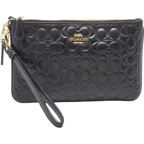 Pre-owned Clutches, female, , Size: ONE SIZE Pre-owned Leather clutches - Coach Pre-owned - Modalova