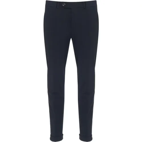 Blaue Winter Micro Chino Hose , Herren, Größe: M - RRD - Modalova