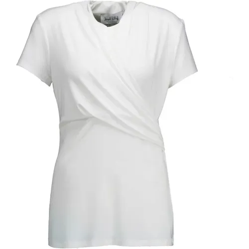 Elegant Draped T-Shirt for Women , female, Sizes: L, S, M - Joseph Ribkoff - Modalova