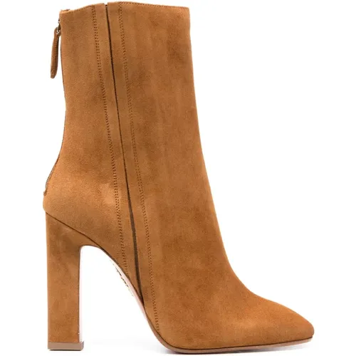 Joplin bootie 105 , female, Sizes: 5 UK, 4 UK, 5 1/2 UK, 7 UK, 3 UK, 4 1/2 UK - Aquazzura - Modalova