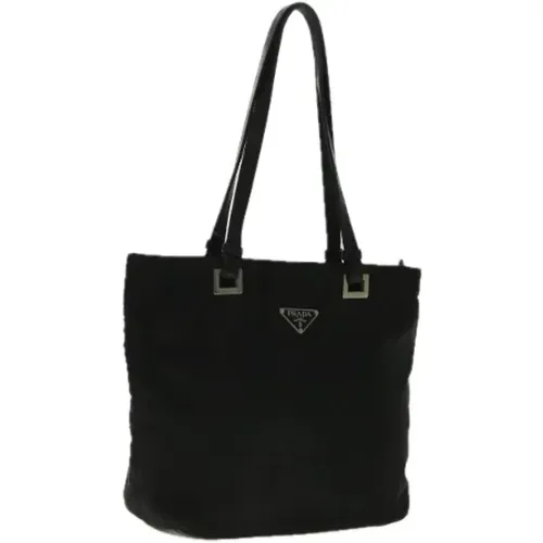 Pre-owned Tote Bags, female, , Size: ONE SIZE Pre-owned Nylon handbags - Prada Vintage - Modalova