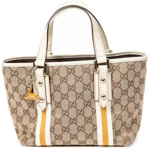 Pre-owned Canvas totes , female, Sizes: ONE SIZE - Gucci Vintage - Modalova