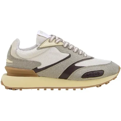 Niedrige Sneakers in Off White und Beige , Damen, Größe: 37 EU - Ghoud - Modalova