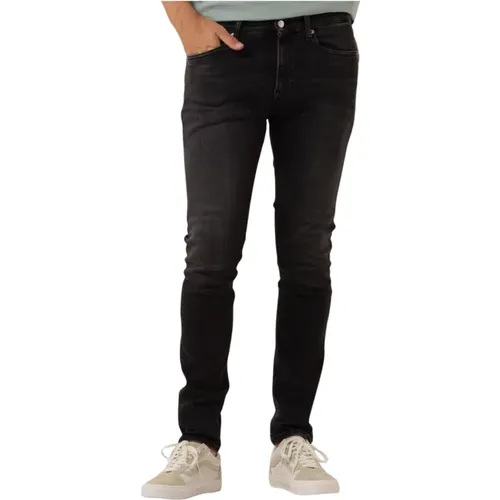 Skinny Jeans, male, , Size: W34 L32 Mens Skinny Jeans - Calvin Klein - Modalova