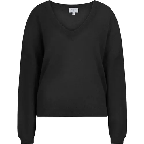 Luxuriöser Schwarzer Strickpullover Ulan - Dante 6 - Modalova