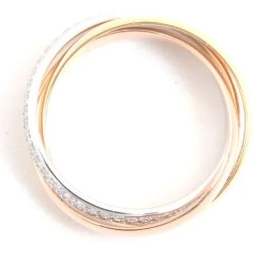 Pre-owned Metal rings , female, Sizes: ONE SIZE - Cartier Vintage - Modalova