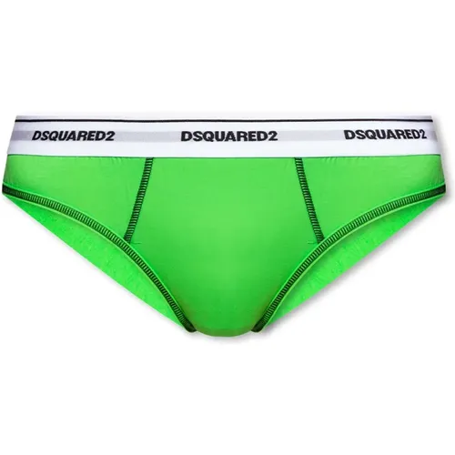 Bottoms, female, , Size: M Briefs with logo - Dsquared2 - Modalova