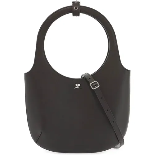 Heiliges Kreuz Lederhandtasche , Damen, Größe: ONE Size - Courrèges - Modalova