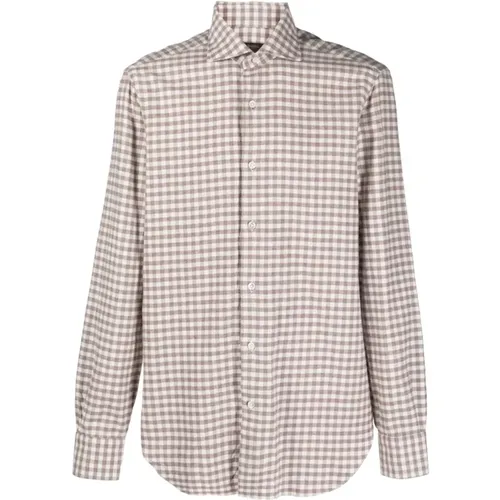 Checked shirt , male, Sizes: 5XL - Barba - Modalova