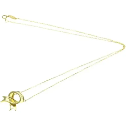 Pre-owned Jewellery, female, , Size: ONE SIZE Pre-owned Gold necklaces - Tiffany & Co. Pre-owned - Modalova