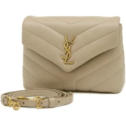 Pre-owned Leather shoulder-bags , female, Sizes: ONE SIZE - Yves Saint Laurent Vintage - Modalova