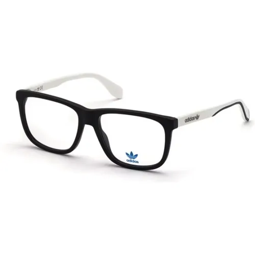 Matt Schwarz Stilvolle Brille , unisex, Größe: 56 MM - adidas Originals - Modalova