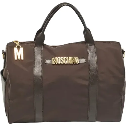 Pre-owned Handbags, female, , Size: ONE SIZE Pre-owned Leather handbags - Moschino Pre-Owned - Modalova