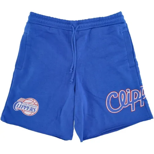 Casual Shorts, male, , Size: XS NBA Game Day French Terry Shorts - Mitchell & Ness - Modalova