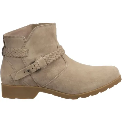 Leather Boots , female, Sizes: 7 UK, 6 UK - Teva - Modalova
