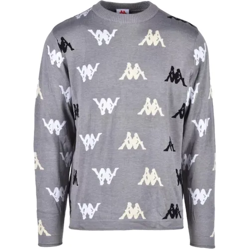 Baumwolle Acryl Strickpullover , Herren, Größe: S - Kappa - Modalova