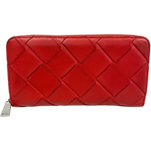 Pre-owned Leather wallets , female, Sizes: ONE SIZE - Bottega Veneta Vintage - Modalova