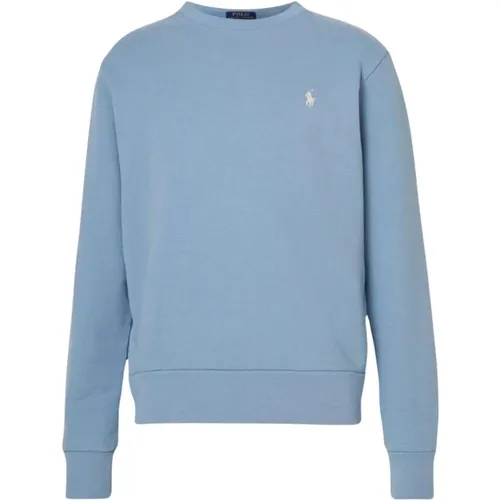 Blaues Langarm-Sweatshirt , Herren, Größe: XL - Ralph Lauren - Modalova