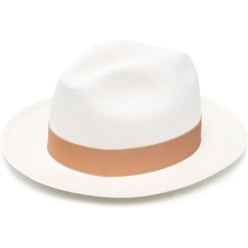Straw Panama Hat , female, Sizes: L, S, M - Borsalino - Modalova