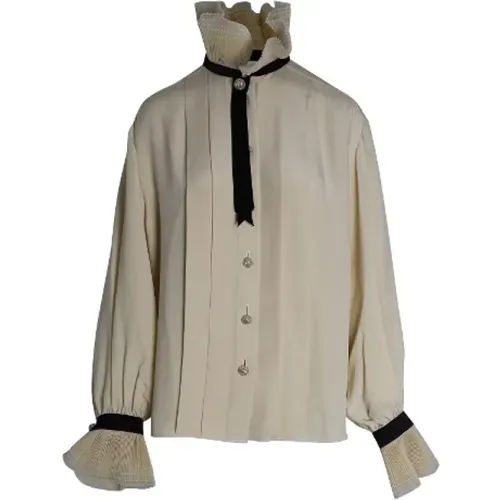 Pre-owned Silk tops , female, Sizes: M - Chanel Vintage - Modalova