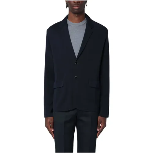 Blazers, male, , Size: 2XL Viscose Cotton Jacket - Lardini - Modalova