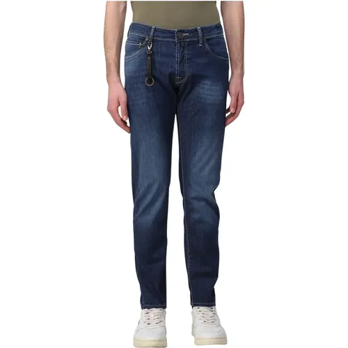 Slim-fit Jeans , male, Sizes: W34, W38, W35, W40 - Incotex - Modalova