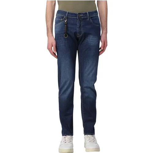 Slim-fit Jeans , male, Sizes: W36, W34, W38, W35, W40 - Incotex - Modalova