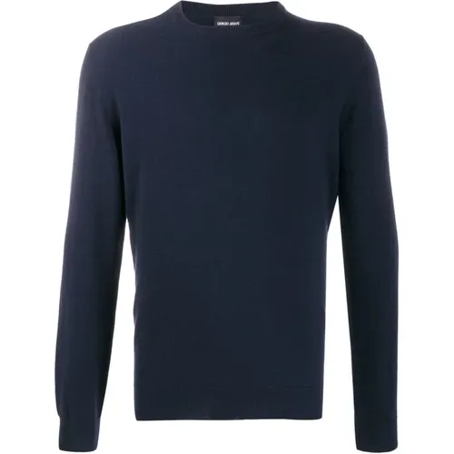 Pullover mit Rundhalsausschnitt - Giorgio Armani - Modalova