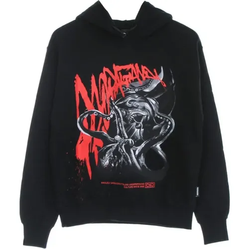 Schwarzer Tentakel Hoodie Leichter Sweatshirt - Propaganda - Modalova