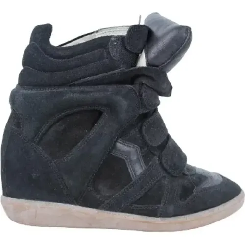Pre-owned Leather sneakers , female, Sizes: 2 UK - Isabel Marant Pre-owned - Modalova
