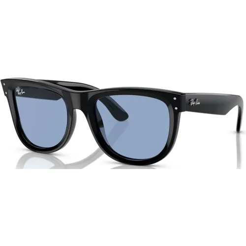Wayfarer Reverse Schwarz/Blau Sonnenbrille,Transparente Blaue Marine Sonnenbrille - Ray-Ban - Modalova