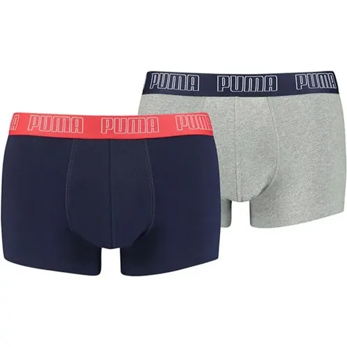 Basic Trunk 2Pack Briefs Packung , Herren, Größe: M - Puma - Modalova