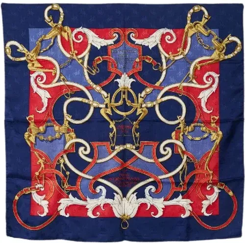 Pre-owned Scarves, female, , Size: ONE SIZE Pre-owned Silk scarves - Hermès Vintage - Modalova