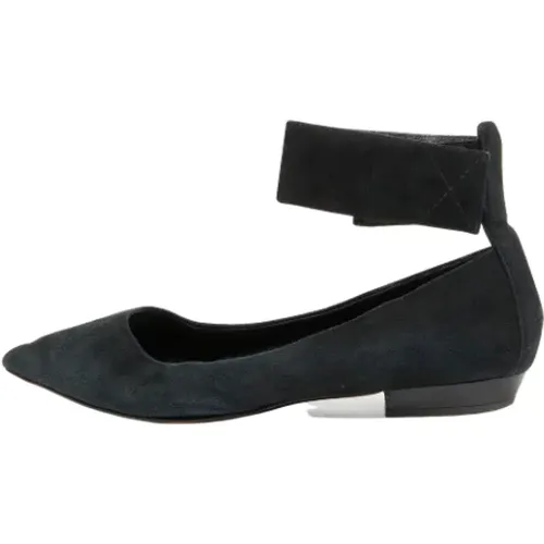 Pre-owned Suede flats , female, Sizes: 4 UK - Giuseppe Zanotti Pre-owned - Modalova