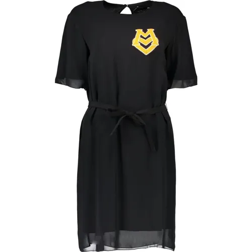 Kurzes Kleid mit Rundhalsausschnitt , Damen, Größe: XS - Love Moschino - Modalova