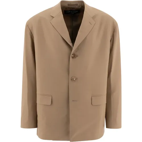 Blazers, male, , Size: XL Oversized Wool Blazer - Comme des Garçons - Modalova