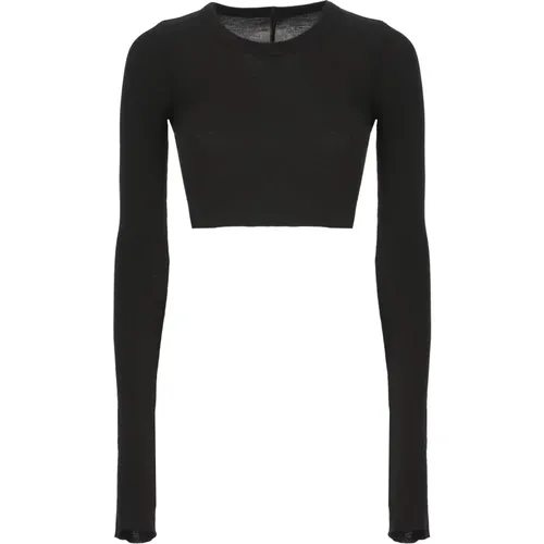 Sweater Crew Neck Long Sleeves , female, Sizes: XS - Rick Owens - Modalova