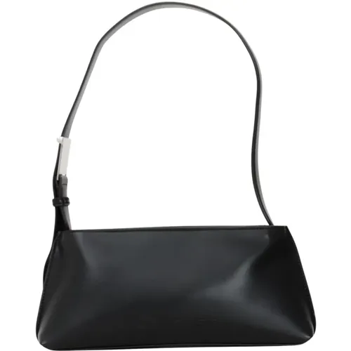 Schwarze Schultertasche mit Logo , Damen, Größe: ONE Size - Calvin Klein - Modalova