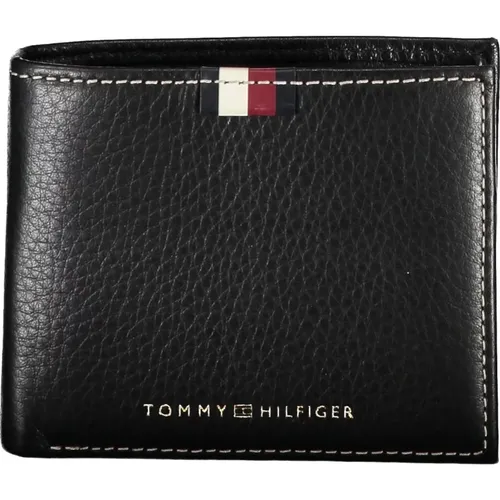 Wallets & Cardholders, male, , Size: ONE SIZE Men's Wallet Contrast Logo - Tommy Hilfiger - Modalova