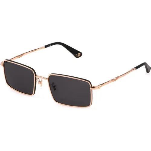 Classic Origins Sunglasses Gold Frame Grey Lenses , male, Sizes: 54 MM - Police - Modalova