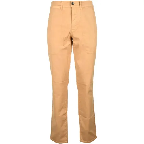 Chinos, male, , Size: W34 Cotton Elastane Pants - Jeckerson - Modalova