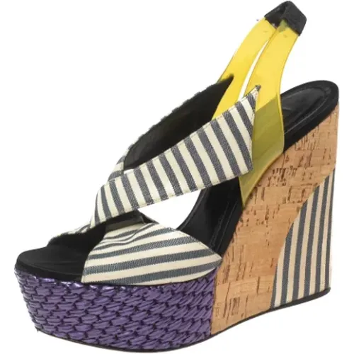 Pre-owned Fabric sandals , female, Sizes: 4 UK - Dolce & Gabbana Pre-owned - Modalova