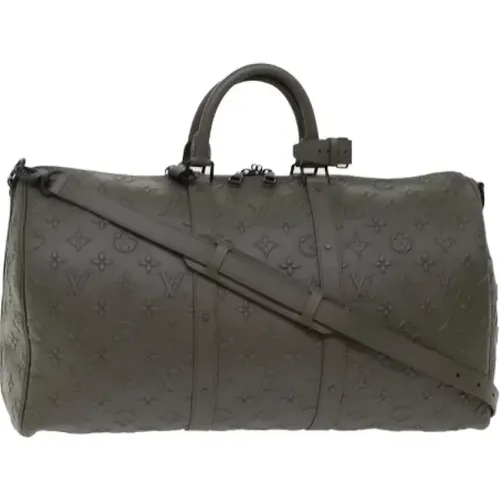 Pre-owned Weekend Bags, female, , Size: ONE SIZE Pre-owned Canvas louis-vuitton-bags - Louis Vuitton Vintage - Modalova