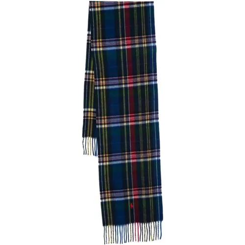 Winter Scarves, male, , Size: ONE SIZE Blue Scarf Collection - Polo Ralph Lauren - Modalova