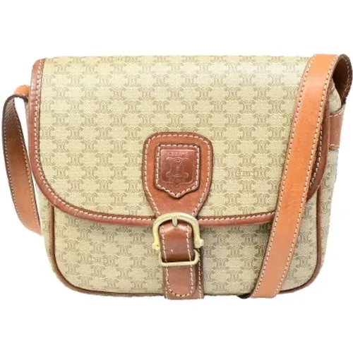 Pre-owned Cross Body Bags, female, , Size: ONE SIZE Pre-owned Canvas celine-bags - Celine Vintage - Modalova