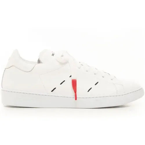 Lace-up Sneakers with Contrast Details , male, Sizes: 7 UK - Kiton - Modalova