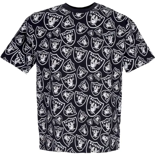 T-Shirts, male, , Size: M Lasrai Raiders All Over Print Tee - new era - Modalova